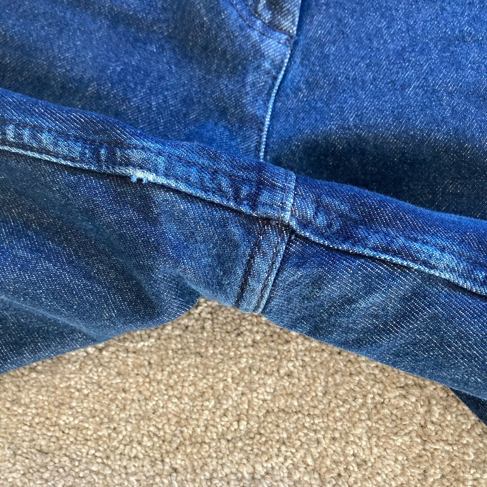 High-Rise Women's Dark Blue Jeans - Picture 4 of 5